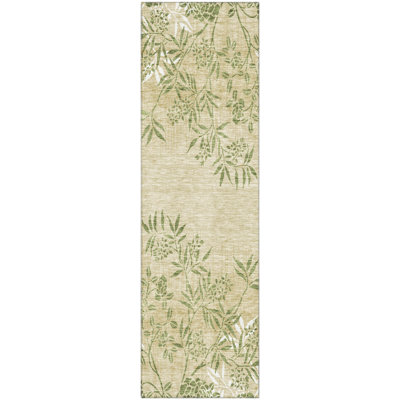 Premium Machine Washable Prisco Khaki Rug
