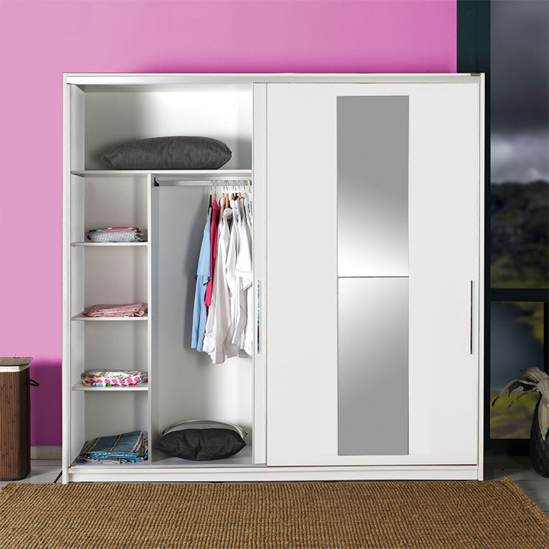 Gerling 2 Door Manufactured Wood Wardrobe