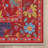 Bungalow Rose Adrith Bodrum Vintage Bohemian Floral Red Area Rug-1383553004