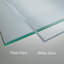31-1/2 In W x 75 In H Modern Shower Tempered Glass Panel with Easy Maintenance Frosted Surface-115608065-115608067
