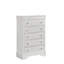 Commode 5 tiroirs de style moderne, structure en bois-439676542