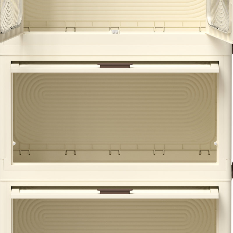 Organisateur de vêtements portatif, 4 pièces et tringle, blanc, pour solution de rangement dans la chambre à coucher de style américain avec portes, blanc