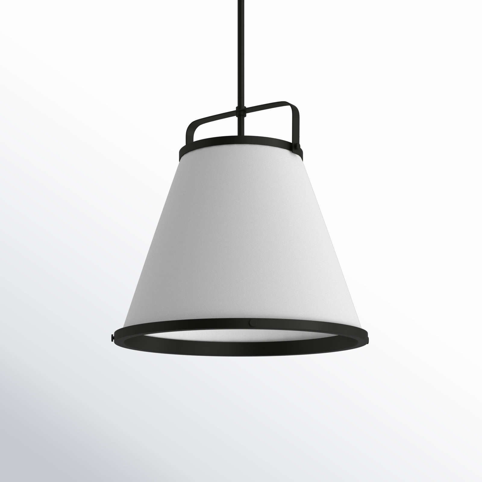 Coco 3 Light Dimmable Pendant, Black