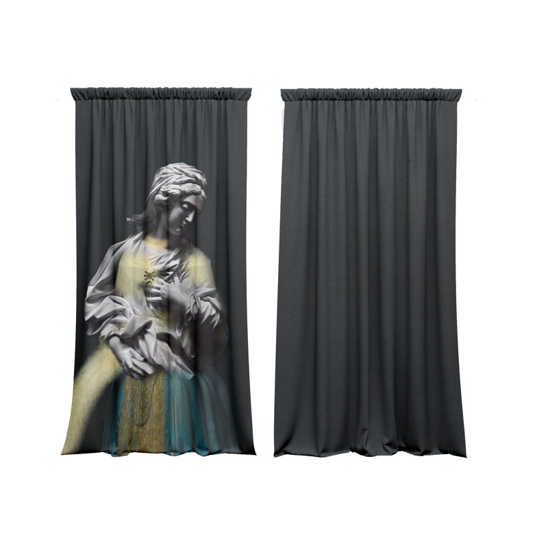 Blackout Curtain Panel Pair, 148 W x 250 D cm