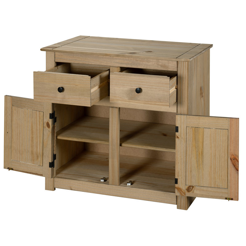 Adelman 93cm Solid Wood Sideboard