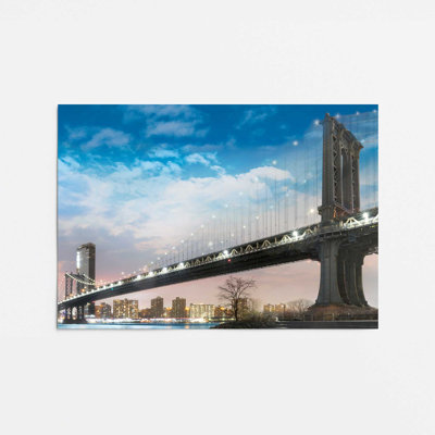 Pont de Brooklyn et Manhattan