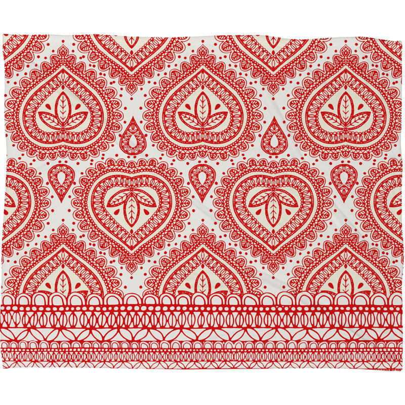 Jeté décoratif, Petit, Corail