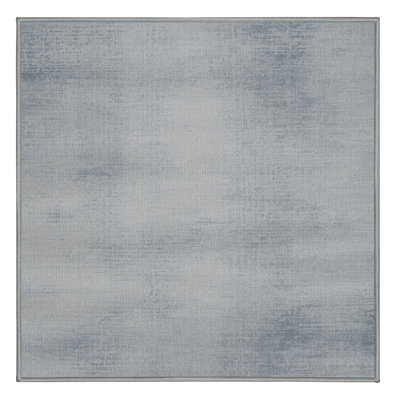Machine Washable Abstract Gray Area Rug