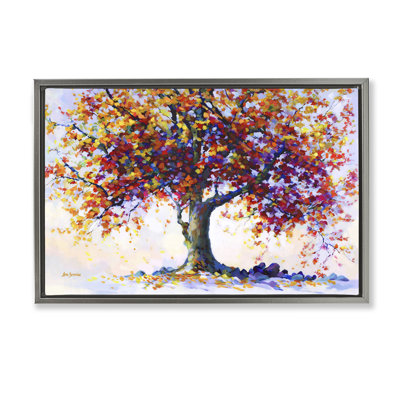 Toile flottante encadrée «Heartfelt Hues» par Leon Devenice