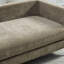 Canapé en L 77,5 po à 3 places en chenille de 77,5 po, coussins décoratifs et pieds argentés inclus-130630854