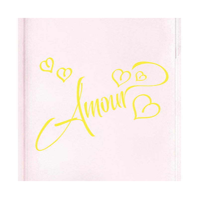 Wall Decal, Bright Yellow