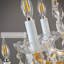 Lustre majestueux de 91 cm (36 pouces) en cristal K9 doré à 24 lumières, avec chaîne ajustable et ampoules DEL-134703937