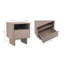 Table de chevet 20 po Ella en moka (seulement)-809310869