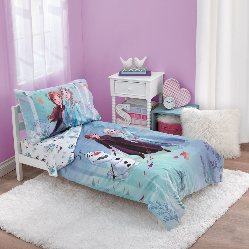 Disney Frozen Elsa Anna and Olaf Reversible Pillowcase 