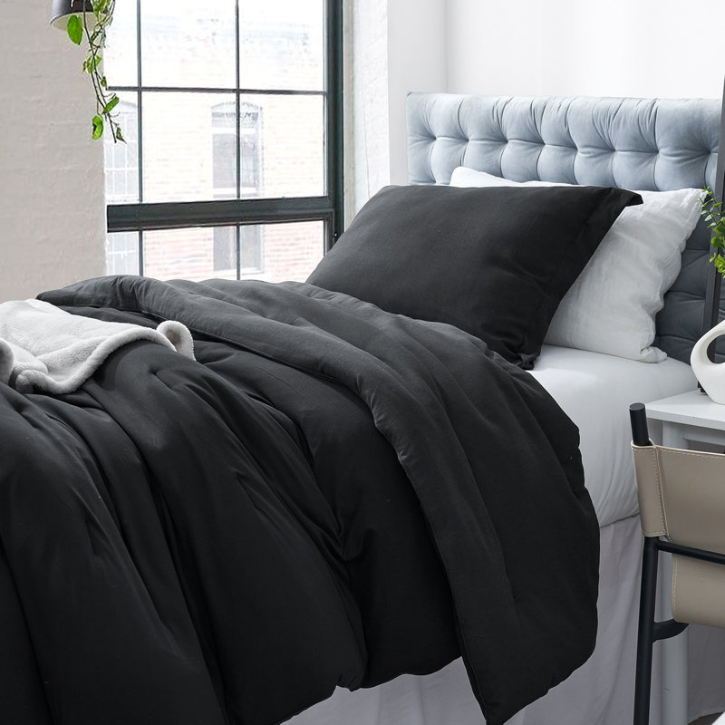 Yoga Pants - Coma Inducer Oversized Cooling Comforter Set - Black, King Comforter + 2 King Shams