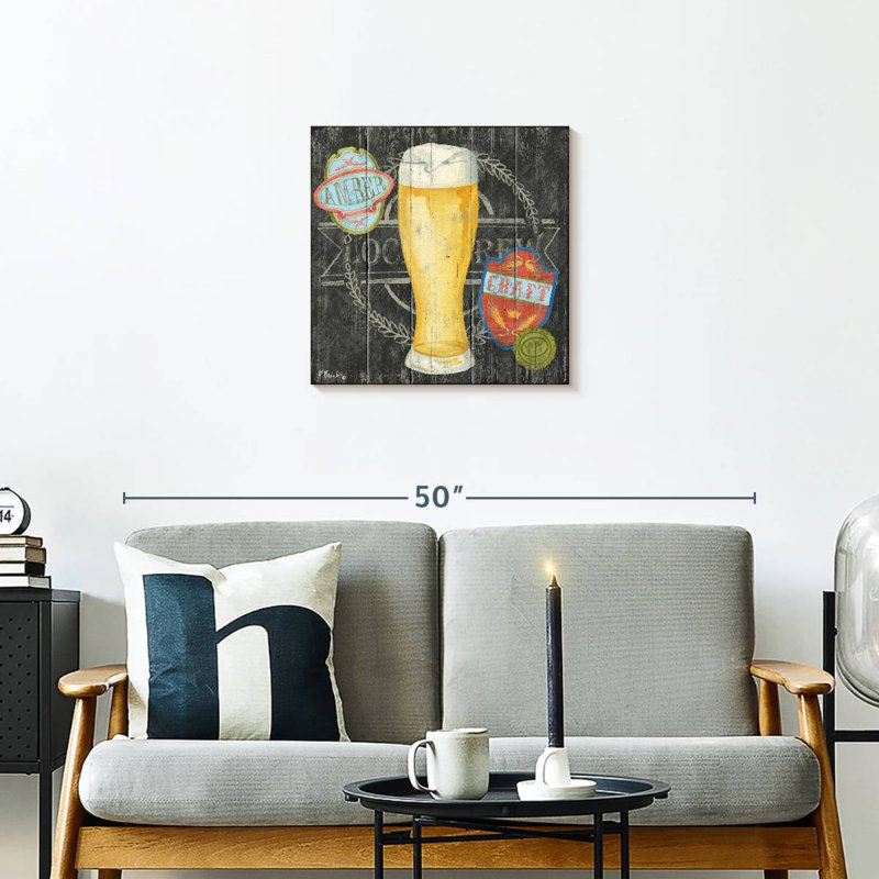 Yarlin Craft Brew I, 20" H x 20" W