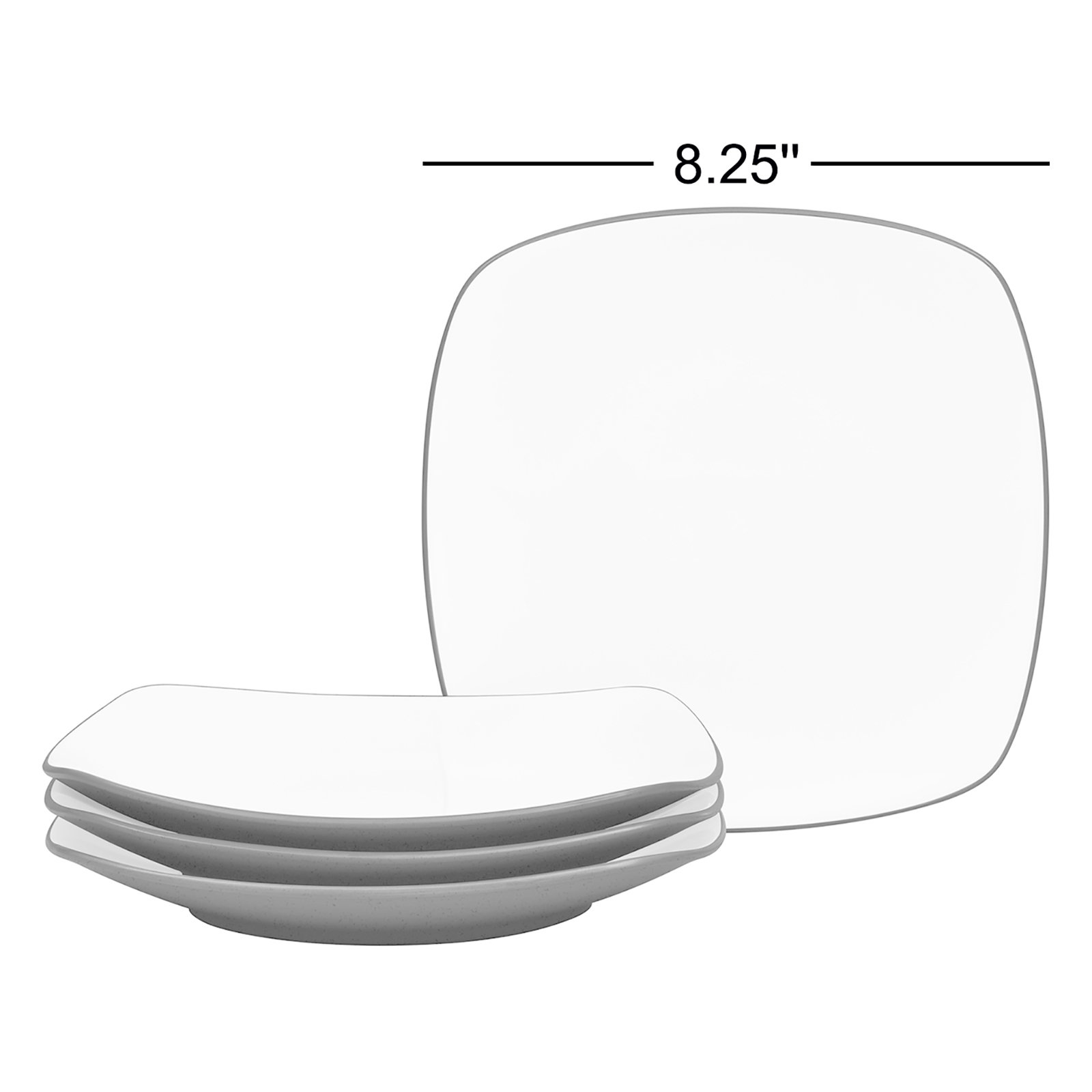 Noritake Colorwave Square Salad Plates, 8-1/4", Blue