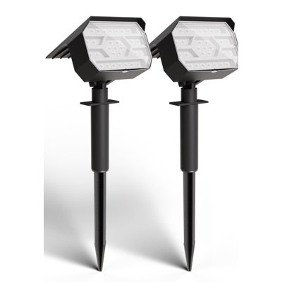 Waterproof Solar Powered Spotlights Solar Lights for Outside Garden Pathway Lights for Yard