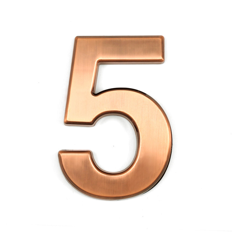 Lettrage 3D à 5 chiffres