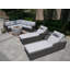 Ensemble de conversation modulaire de huit articles avec coussins