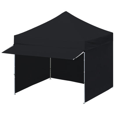 10 FT X 10 FT Tent Canopy with Extended Awning