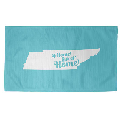 Tapis de maison bleu doux Nashville