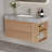 36" Bathroom Single Modern Vanity with Marble Top,2 Drawers-1584992679