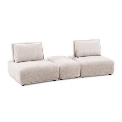 Causeuse 2 places avec repose-pieds Wayzata