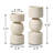9.8'' H Stone Floor Pillar with Candle Included