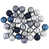 Bleu / denim / argent est en rupture de stock