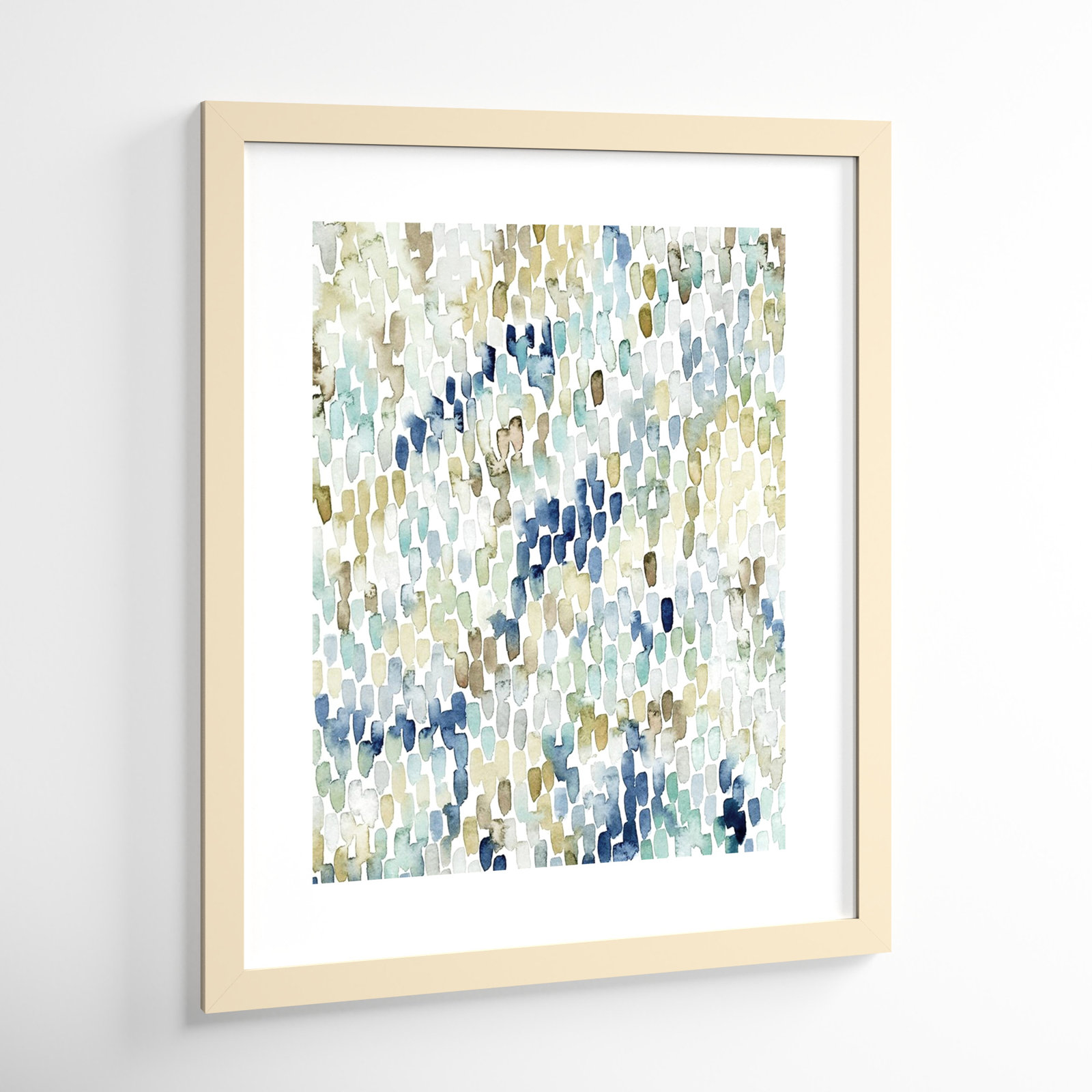 River Wavelets I by Grace Popp, Natural Framed Paper, 37" H x 31" W