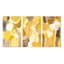 «Mustard Yellow Dreams Retro Watercolor I», ensemble d'art moderne de style Mid-Century de 3 pièces-464022228-464022229