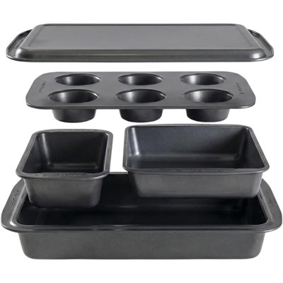 KITCHENEUR 5 Piece Non-Stick Aluminium Bakeware Set