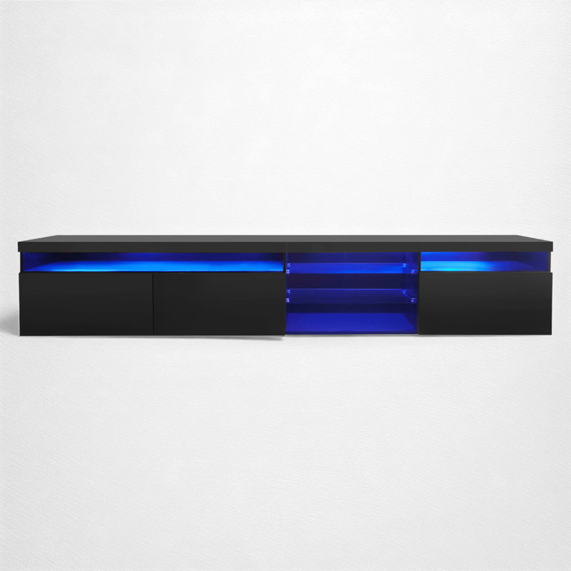 94.5'' Media Console, Black
