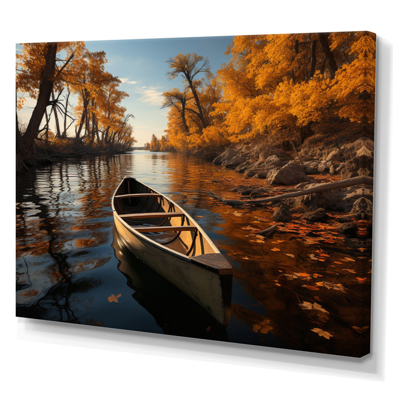 Canada River Rhapsody I sur toile, H 34 po x l 44 po x P 1,5 po, Toile tendue