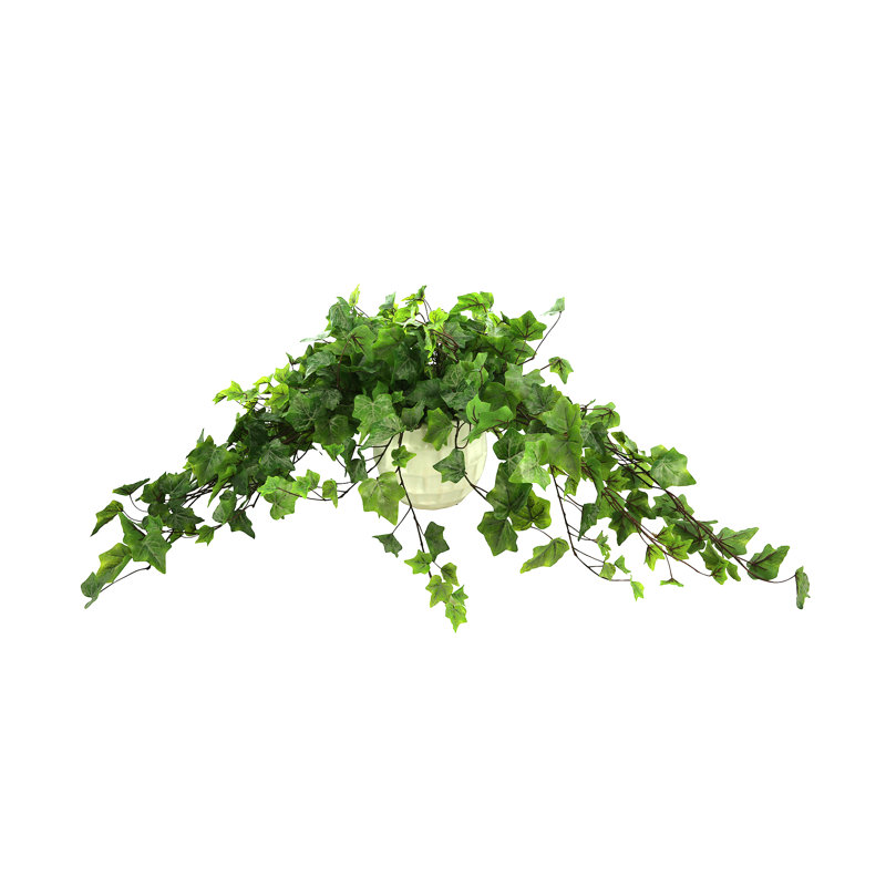 Verdant Vines Faux Ivy Plant in Ceramic Pot