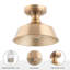 Plafonnier semi-encastré 1 lumière Barnston-854668849
