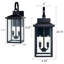 Kaveeta 19.75'' Black Outdoor Wall Light