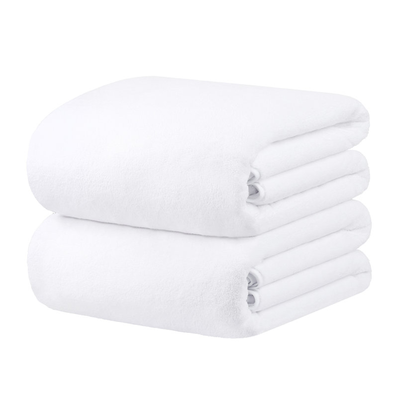 Anna-Lee Bath Sheet, White