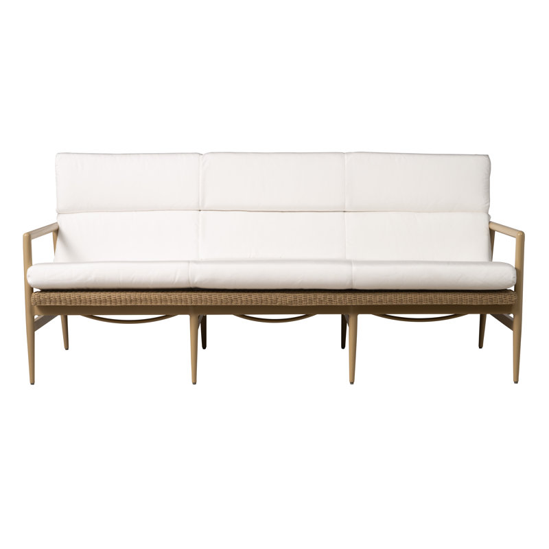 Outdoor 3 - Seat Patio Sofa, Fawn
