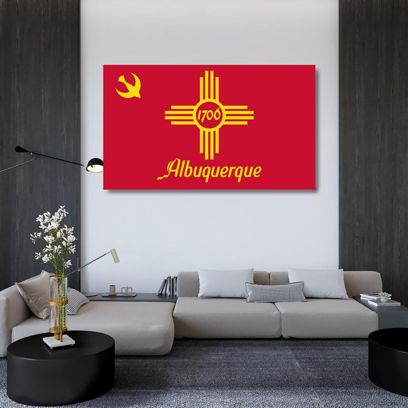 Albuquerque, Nouveau-Mexique, H 28 po x l 48 po