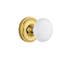 Rosette classique avec bouton de porte en porcelaine blanche-15385605-29662418