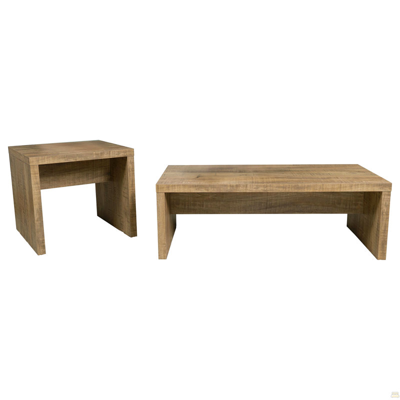 2-Piece Rectangular Coffee And End Table Set