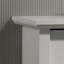 57"W White 6-Drawer Dresser with Black Handles-943123701