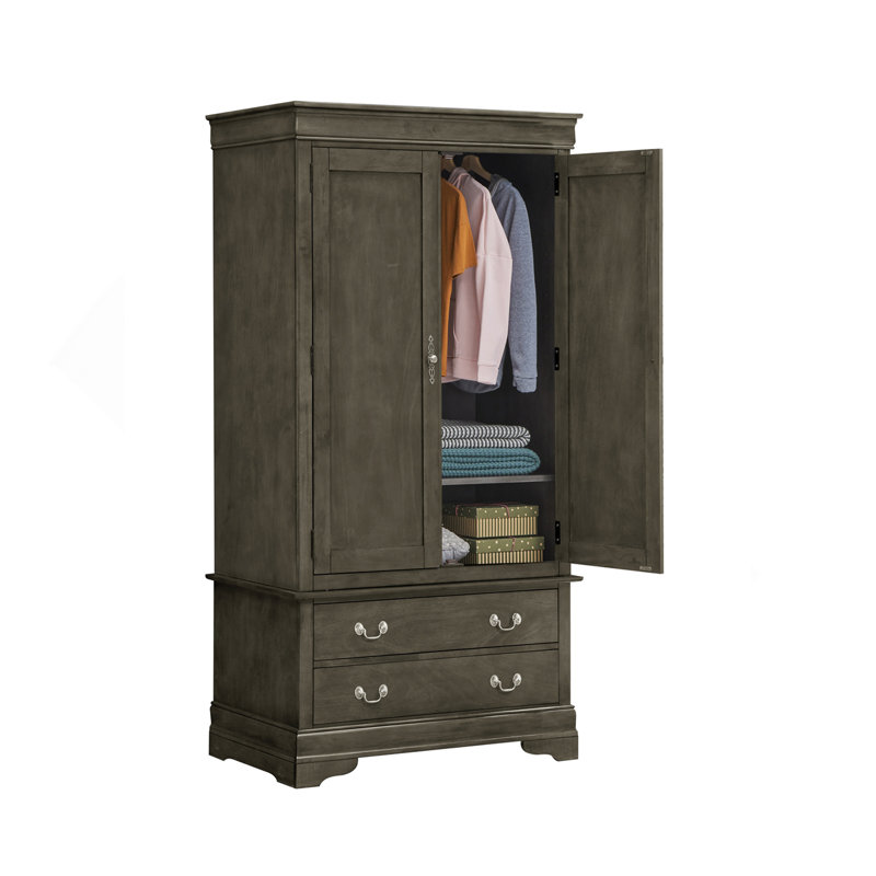 Armoire Louis Phillipe G3105-A, gris