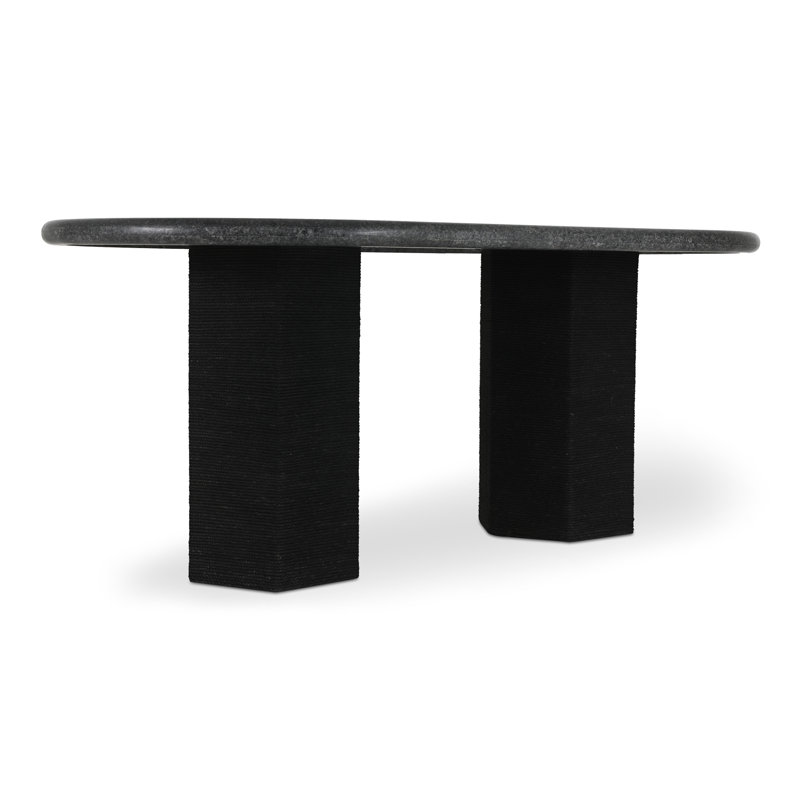 Sartoria Dining Table Black Granite, Black Granite