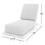 Hermosa Outdoor Teak Chaise Lounge-311407008