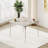 Folding Table, 33.6 Inch Folding Card Table, Portable Square Folding Table With Pu Soft Cushion-104434560