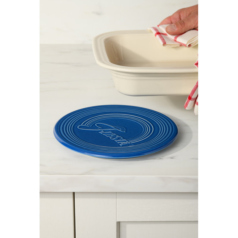Fiesta Extra Large Trivet 8 1/4 Inch, Lapis