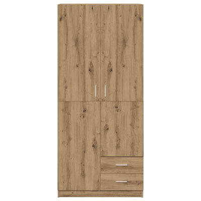Andrin 2 Door Manufactured Wood Wardrobe